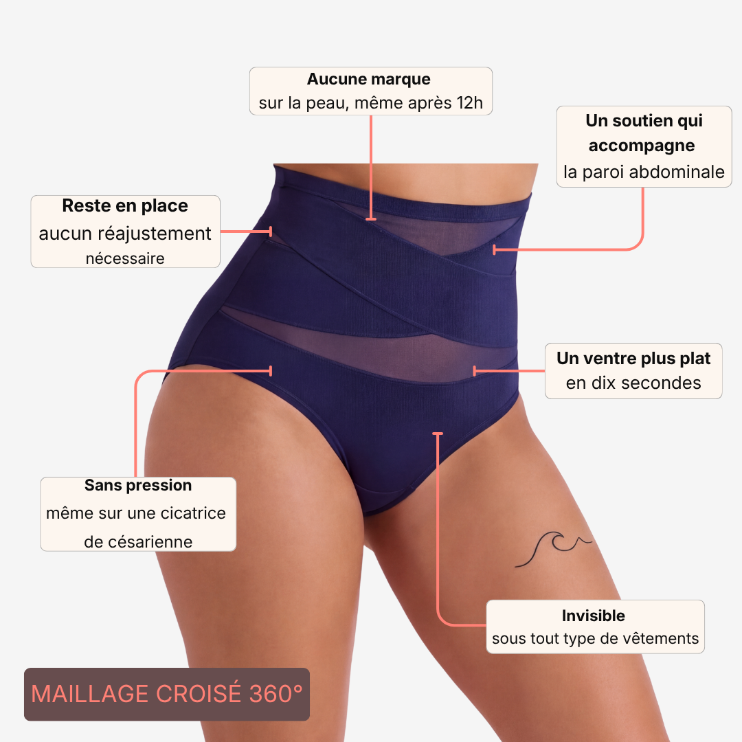 Culotte gainante à maintien 360°