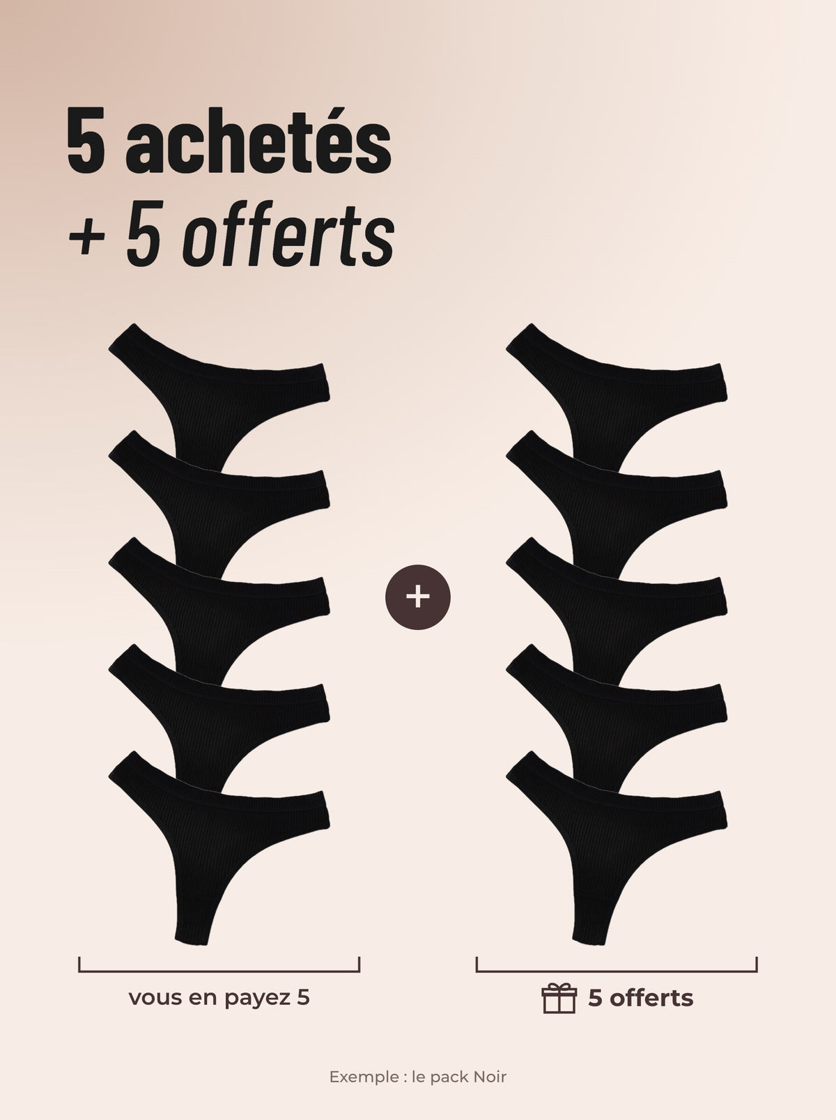 5 achetés + 5 offerts