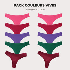 Pack Couleurs vives : fuchsia, rouge framboise, violet, vert sapin, bordeaux