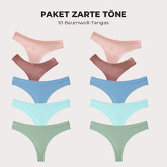 Paket Zarte Töne: Puderrosa, Altrosa, Hellblau, Mint, Salbeigrün